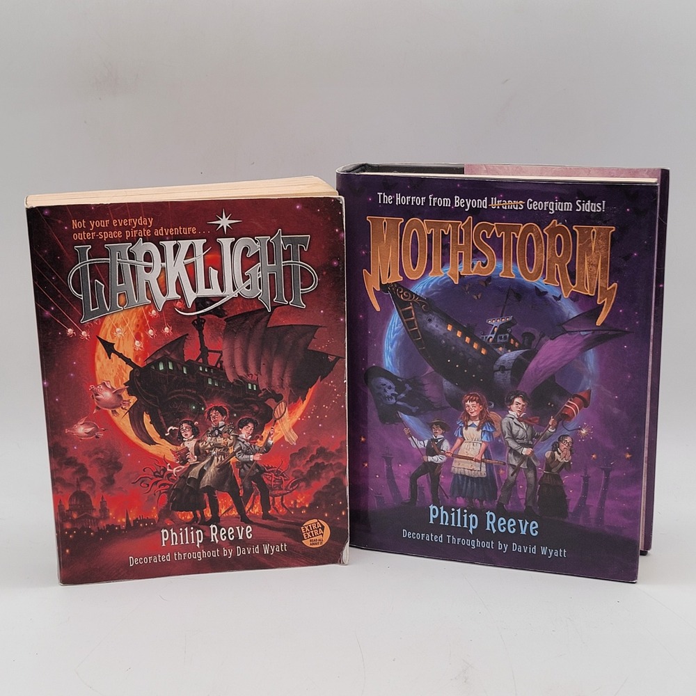 Philip Reeve Larklight & Mothstorm Books Mixed Format‎ Illustrated Sci-Fi Good